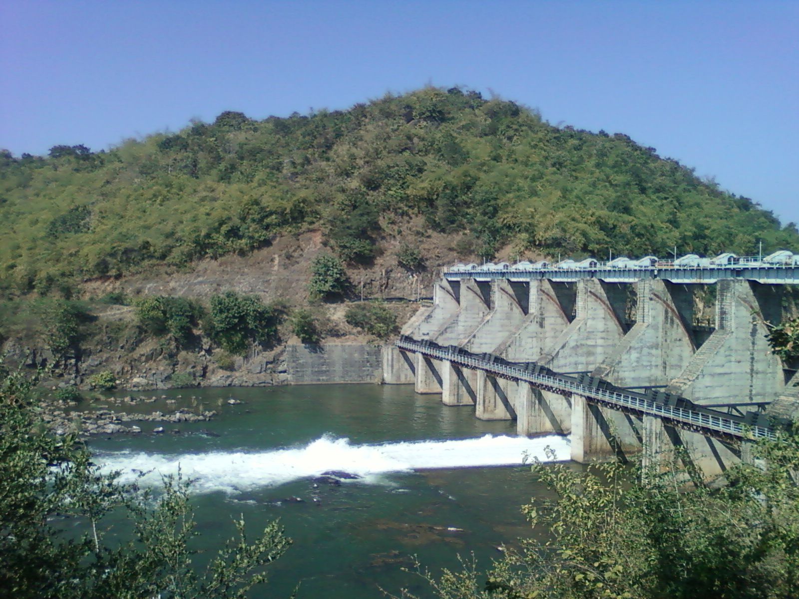 Spillway of the Yeleru dam